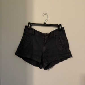 American Eagle Black Denim Shorts Size 10